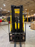 2022 HYSTER E50XN-33 5000 LB ELECTRIC CUSHION 90/206" 3 STAGE MAST NON MARKING TIRES SIDE SHIFTER 847 HOURS STOCK # BF9127449-BUF - United Lift LLC