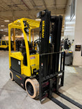 2022 HYSTER E50XN-33 5000 LB ELECTRIC CUSHION 90/206" 3 STAGE MAST NON MARKING TIRES SIDE SHIFTER 847 HOURS STOCK # BF9127449-BUF - United Lift LLC