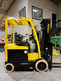 2022 HYSTER E50XN-33 5000 LB ELECTRIC CUSHION 90/206" 3 STAGE MAST NON MARKING TIRES SIDE SHIFTER 847 HOURS STOCK # BF9127449-BUF - United Lift LLC