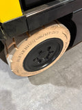 2022 HYSTER E50XN-33 5000 LB ELECTRIC CUSHION 90/206" 3 STAGE MAST NON MARKING TIRES SIDE SHIFTER 847 HOURS STOCK # BF9127449-BUF - United Lift LLC