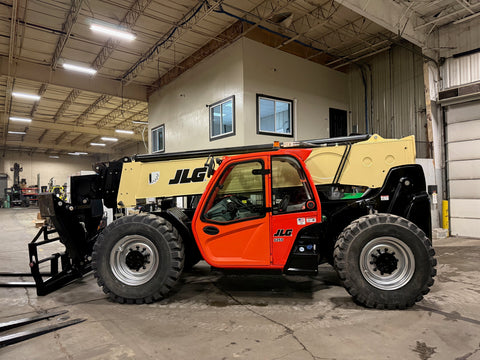 2015 JLG 1255 12000 LB DIESEL TELESCOPIC FORKLIFT TELEHANDLER FOAM FILLED TIRES ENCLOSED CAB AC & HEAT OUTRIGGERS 1574 HOURS 4WD STOCK # BF9595149-BUF