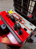 2013 RAYMOND RSS40 4000 LB ELECTRIC FORKLIFT WALKIE STACKER 86/128" 2 STAGE MAST CUSHION SIDE SHIFTER 3316 HOURS STOCK # BF943189-BUF - United Lift LLC