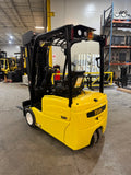 2022 YALE ERP040VTN36TQ090 4000 LB 90/259" QUAD MAST SIDE SHIFTING FORK POSITIONER 3 WHEEL 36V ELECTRIC FORKLIFT 848 HOURS STOCK # BF9116179-BUF - United Lift LLC