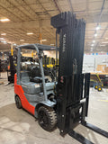 2012 TOYOTA 8FGCU25 5000 LB LP GAS FORKLIFT CUSHION 99/290" QUAD MAST SIDE SHIFTER STOCK # BF987759-BUF - United Lift LLC