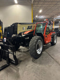 2018 JLG 742 7000 LB DIESEL TELESCOPIC FORKLIFT TELEHANDLER ENCLOSED HEATED CAB 4WD 3271 HOURS STOCK # BF9767529-BUF