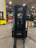 2020 TOYOTA 8FGCU30 6000 LB LP GAS FORKLIFT 876 HOURS CUSHION 87/187" 3 STAGE MAST SIDE SHIFTING FORK POSITIONER 4 WAY PLUMBING STOCK # BF9212679-BUF