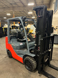 2020 TOYOTA 8FGCU30 6000 LB LP GAS FORKLIFT 876 HOURS CUSHION 87/187" 3 STAGE MAST SIDE SHIFTING FORK POSITIONER 4 WAY PLUMBING STOCK # BF9212679-BUF