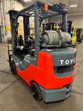 2020 TOYOTA 8FGCU30 6000 LB LP GAS FORKLIFT 876 HOURS CUSHION 87/187" 3 STAGE MAST SIDE SHIFTING FORK POSITIONER 4 WAY PLUMBING STOCK # BF9212679-BUF