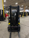 2019 YALE ERC050VG 5000 LB 48 VOLT ELECTRIC TREADED CUSHION TIRE SIDE SHIFTER FORKLIFT 87/126" 2 STAGE FULL FREE LIFT MAST 863 HOURS STOCK # BF979279-BUF