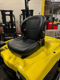 2019 YALE ERC050VG 5000 LB 48 VOLT ELECTRIC TREADED CUSHION TIRE SIDE SHIFTER FORKLIFT 87/126" 2 STAGE FULL FREE LIFT MAST 863 HOURS STOCK # BF979279-BUF