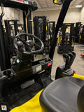 2019 YALE ERC050VG 5000 LB 48 VOLT ELECTRIC TREADED CUSHION TIRE SIDE SHIFTER FORKLIFT 87/126" 2 STAGE FULL FREE LIFT MAST 863 HOURS STOCK # BF979279-BUF