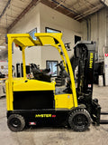 2021 HYSTER E80XN 8000 LB ELECTRIC FORKLIFT CUSHION 92/185" 3 STAGE MAST SIDE SHIFTER 728 HOURS STOCK # BF9269199-BUF - United Lift Equipment LLC