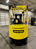 2021 HYSTER E80XN 8000 LB ELECTRIC FORKLIFT CUSHION 92/185" 3 STAGE MAST SIDE SHIFTER 728 HOURS STOCK # BF9269199-BUF - United Lift Equipment LLC