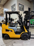 2022 CATERPILLAR/MITSUBISHI FGC25N 5000 LB LP GAS FORKLIFT CUSHION 83/187" 3 STAGE MAST SIDE SHIFTER 829 HOURS STOCK # BF987529-BUF