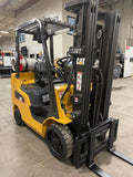 2016 CATERPILLAR/MITSUBISHI FGC25N 5000 LB LP GAS FORKLIFT CUSHION 85/187" 3 STAGE MAST SIDE SHIFTER UNDER 1000 HOURS STOCK # BF973549-BUF - United Lift Equipment LLC