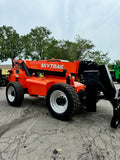 2019 JLG SKYTRAK 10054 10000 LB DIESEL TELESCOPIC FORKLIFT TELEHANDLER PNEUMATIC 4WD OUTRIGGERS ENCLOSED CAB WITH HEAT AND AC 1576 HOURS STOCK # BF9969889-BUF