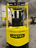 2013 HYSTER E60XN-33 6000 LB ELECTRIC FORKLIFT CUSHION 100/288" QUAD MAST SIDE SHIFTER ONLY 2136 HOURS STOCK # BF9151839-BUF - United Lift Equipment LLC