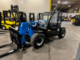 2022 GENIE GTH5519 5500 LB DIESEL TELESCOPIC FORKLIFT TELEHANDLER PNEUMATIC 4WD ENCLOSED HEATED CAB 311 HOURS STOCK # BF9459159-BUF