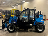 2022 GENIE GTH5519 5500 LB DIESEL TELESCOPIC FORKLIFT TELEHANDLER PNEUMATIC 4WD ENCLOSED HEATED CAB 372 HOURS STOCK # BF9459129-BUF