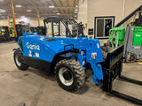 2022 GENIE GTH5519 5500 LB DIESEL TELESCOPIC FORKLIFT TELEHANDLER PNEUMATIC 4WD ENCLOSED HEATED CAB 372 HOURS STOCK # BF9459129-BUF