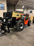 2019 JLG 1255 12000 LB DIESEL TELESCOPIC FORKLIFT TELEHANDLER FOAM FILLED TIRES ENCLOSED HEATED CAB WITH A/C OUTRIGGERS 1517 HOURS 4WD STOCK # BF9795129-BUF