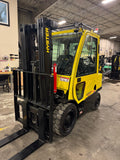 2021 HYSTER H60FT 6000 LB DIESEL FORKLIFT SIDE SHIFTER PNEUMATIC 91/182" 3 STAGE MAST ENCLOSED HEATED CAB DIESEL 794 HOURS STOCK # BF9164129-BUF - United Lift LLC