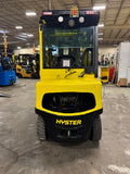 2021 HYSTER H60FT 6000 LB DIESEL FORKLIFT SIDE SHIFTER PNEUMATIC 91/182" 3 STAGE MAST ENCLOSED HEATED CAB DIESEL 794 HOURS STOCK # BF9164129-BUF - United Lift LLC