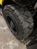 2021 HYSTER H60FT 6000 LB DIESEL FORKLIFT SIDE SHIFTER PNEUMATIC 91/182" 3 STAGE MAST ENCLOSED HEATED CAB DIESEL 794 HOURS STOCK # BF9164129-BUF - United Lift LLC