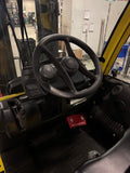 2021 HYSTER H60FT 6000 LB DIESEL FORKLIFT SIDE SHIFTER PNEUMATIC 91/182" 3 STAGE MAST ENCLOSED HEATED CAB DIESEL 794 HOURS STOCK # BF9164129-BUF - United Lift LLC