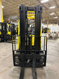 2018 HYSTER E80XN 8000 LB ELECTRIC FORKLIFT CUSHION 94/194" 3 STAGE MAST SIDE SHIFTER STOCK # BF9239199-BUF - United Lift Equipment LLC