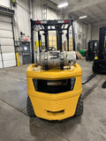 2009 CATERPILLAR P6000 6000 LB LP GAS DUAL DRIVE TIRES FORKLIFT PNEUMATIC 95/147" 2 STAGE MAST SIDE SHIFTER 2932 HOURS STOCK # BF9175189-BUF - United Lift Equipment LLC