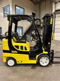 2016 YALE GLC060VXN 6000 LB LP GAS FORKLIFT CUSHION 88/188" 3 STAGE MAST SIDE SHIFTER 1874 HOURS STOCK # BF9172529-BUF - United Lift Equipment LLC