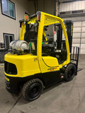 2021 HYSTER H60FT 6000 LB LP GAS FORKLIFT PNEUMATIC 90/188" 3 STAGE MAST SIDE SHIFTER 1,162 HOURS STOCK # BF9125919-BUF - United Lift LLC