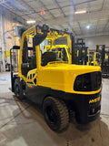 2022 HYSTER H120FT 12000 LB KUBOTA DIESEL FORKLIFT 102/209" 3 STAGE MAST SIDE SHIFTING FORK POSITIONER ONLY 1142 HOURS STOCK # BF9455239-BUF - United Lift LLC