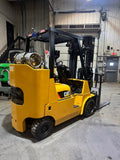 2021 CATERPILLAR GC40KSTR 8000 LB LP GAS FORKLIFT CUSHION 92/201" 3 STAGE MAST SIDE SHIFTER LOW HOURS STOCK # BF9137749-BUF