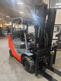 2019 TOYOTA 8FGCU35-BCS BOX CAR SPECIAL 8000 LB LP GAS FORKLIFT CUSHION 92/199" 3 STAGE MAST SIDE SHIFTER 1483 HOURS STOCK # BF9149429-BUF