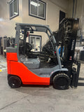 2019 TOYOTA 8FGCU35-BCS BOX CAR SPECIAL 8000 LB LP GAS FORKLIFT CUSHION 92/199" 3 STAGE MAST SIDE SHIFTER 1483 HOURS STOCK # BF9149429-BUF