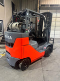2019 TOYOTA 8FGCU35-BCS BOX CAR SPECIAL 8000 LB LP GAS FORKLIFT CUSHION 92/199" 3 STAGE MAST SIDE SHIFTER 1483 HOURS STOCK # BF9149429-BUF