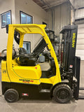 2018 HYSTER S50FT 5000 LB LP GAS FORKLIFT CUSHION 84/194" 3 STAGE MAST SIDE SHIFTING FORK POSITIONER 888 HOURS STOCK # BF9168259-BUF - United Lift Equipment LLC