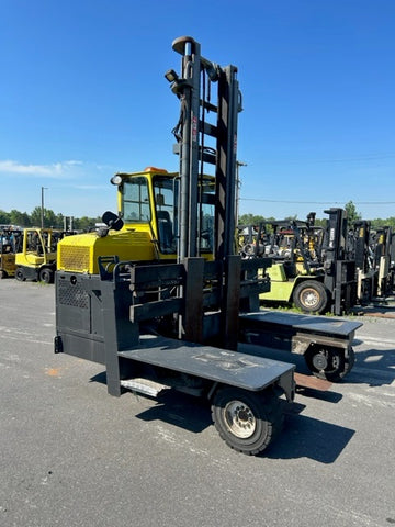 2008 COMBI C11000XL 11000 LB DIESEL FORKLIFT PNEUMATIC SIDE LOADER 144/210" 2 STAGE MAST SIDE SHIFTING FORK POSITIONER 9078 HOURS STOCK # BF9369529-NCB