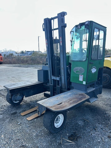 2016 COMBILIFT C10000XL 10000 LB LP GAS FORKLIFT PNEUMATIC 114/164" 2 STAGE MAST FORK POSITIONER 1364 HOURS STOCK # BF9549519-NCB