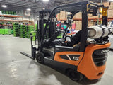 2021 DOOSAN GC15S-9 3000 LB LP GAS FORKLIFT CUSHION 83/189 3 STAGE MAST SIDE SHIFTER 80 HOURS STOCK # BF9139129-RIL