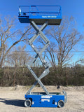 2014/2015 GENIE GS2032 SCISSOR LIFT 20' REACH ELECTRIC SMOOTH CUSHION TIRES STOCK # BF985139-RIL2