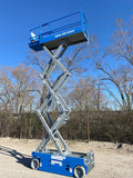 2014/2015 GENIE GS2032 SCISSOR LIFT 20' REACH ELECTRIC SMOOTH CUSHION TIRES STOCK # BF985139-RIL2