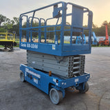 2015 GENIE GS3246 SCISSOR LIFT 32' REACH 24 VOLT ELECTRIC SMOOTH CUSHION TIRES 406 HOURS STOCK # BF992529-WIBFL