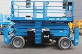 2018 GENIE GS4390RT SCISSOR LIFT 43' REACH DUAL FUEL PNEUMATIC WITH OUTRIGGERS 960 HOURS STOCK # BF9398129-NLE