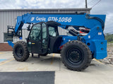 2023 GENIE GTH1056 10000 LB DIESEL TELESCOPIC FORKLIFT TELEHANDLER PNEUMATIC 4WD AUXILIARY HYDRAULICS ENCLOSED CAB WITH HEAT AND AC BRAND NEW STOCK # BF91882749-HLOH - United Lift Equipment LLC