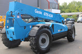 2016 GENIE GTH636 6000 LB DIESEL TELESCOPIC FORKLIFT TELEHANDLER PNEUMATIC 4WD CAB WITH HEAT AND AC 2272 HOURS STOCK # BF9542319-NLE