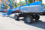 2018 GENIE S65 TELESCOPIC STRAIGHT BOOM LIFT AERIAL LIFT WITH JIB ARM 65' REACH DIESEL 4WD 1694 HOURS STOCK # BF9698229-NLE - United Lift Equipment LLC