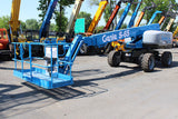 2018 GENIE S65 TELESCOPIC STRAIGHT BOOM LIFT AERIAL LIFT WITH JIB ARM 65' REACH DIESEL 4WD 1694 HOURS STOCK # BF9698229-NLE - United Lift Equipment LLC